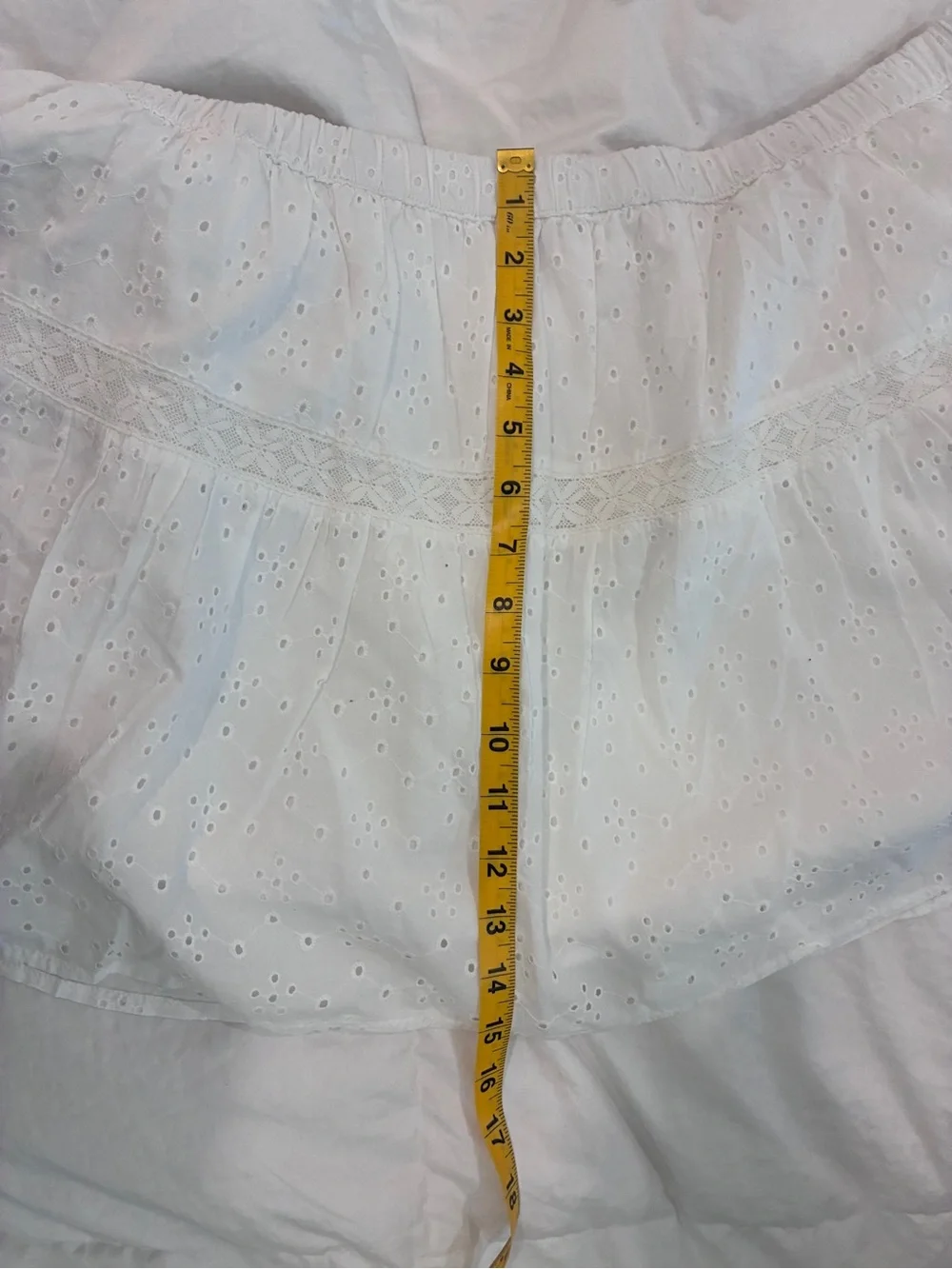 Abound‎ White Eyelet Mini Skirt